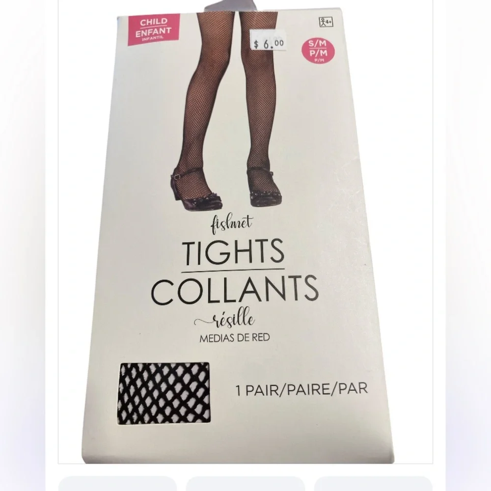 Child’s fishnet stocking. Size small. New in package.
